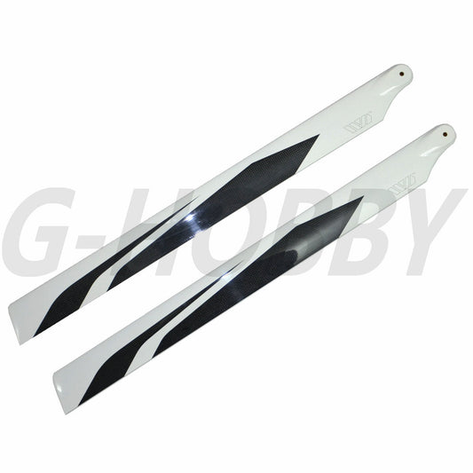 693MM Carbon Fiber Main Blades  For RC Helicopter