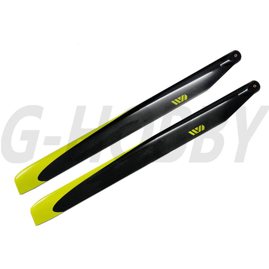710MM Carbon Fiber Main Blades  For RC Helicopter